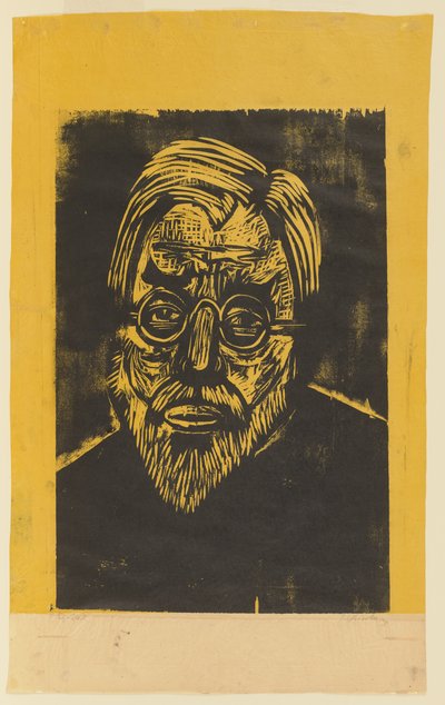 Kopf Jakob Bosshart von Ernst Ludwig Kirchner
