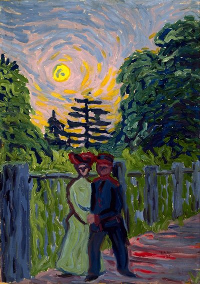 Mondaufgang: Soldat und Jungfrau von Ernst Ludwig Kirchner