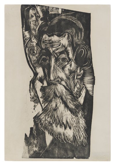 Porträt von Ludwig Schames von Ernst Ludwig Kirchner