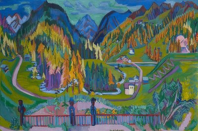 Sertigtal im Herbst von Ernst Ludwig Kirchner