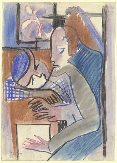 Schweizer Mädchen von Ernst Ludwig Kirchner