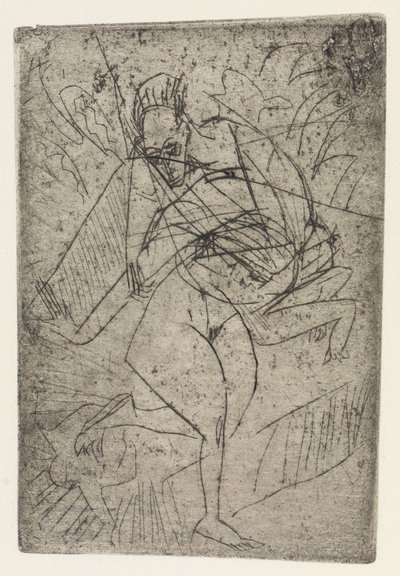 Vergewaltigungsszene von Ernst Ludwig Kirchner
