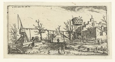 Landschaft mit einer Brauerei Landschaften (Serientitel) von Esaias van de Velde