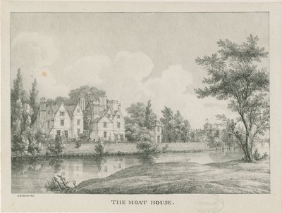 Tamworth - The Moat House: Zinkografie, undatiert [1796-1865] von Etienne Bruno Hamel