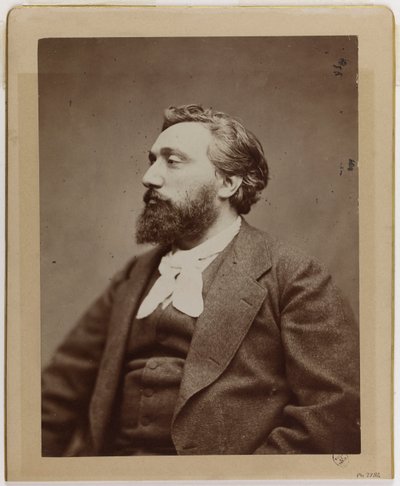 Léon Gambetta (1838-1882), Rechtsanwalt und Politiker. von Etienne Carjat