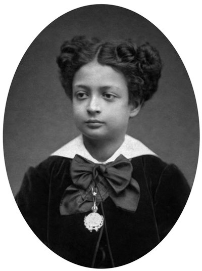 Maurice Dengremont (1867-1893) Violinist, als Kind, 1876 von Etienne Carjat