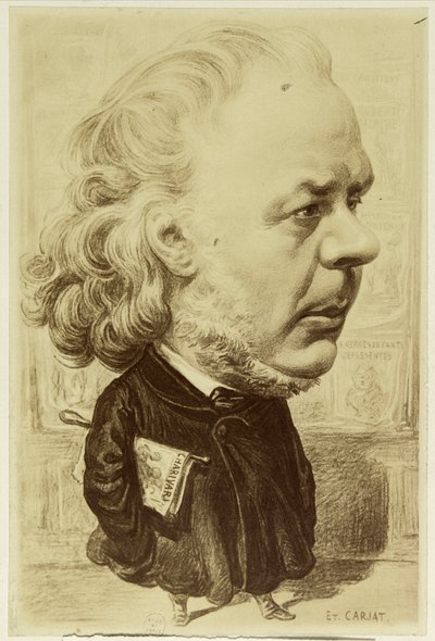 Porträt von Daumier von Etienne Carjat