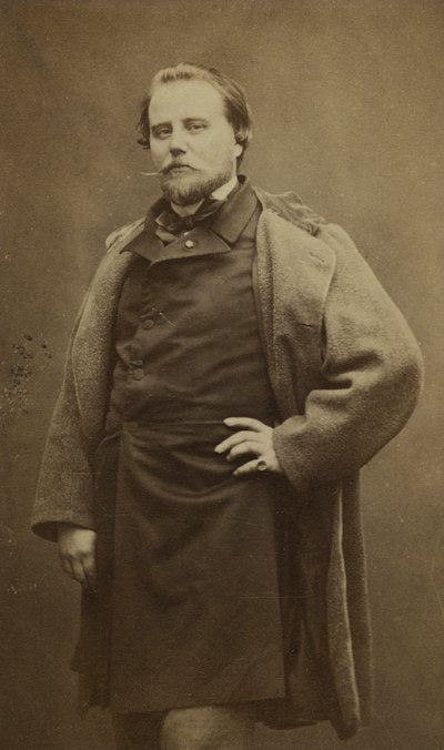 Porträt von Charles Basset (1822-1869), bekannt unter ihrem Pseudonym Adrien Robert. von Etienne Carjat