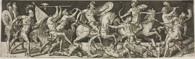 Kavallerie und Fußsoldaten von Etienne Delaune