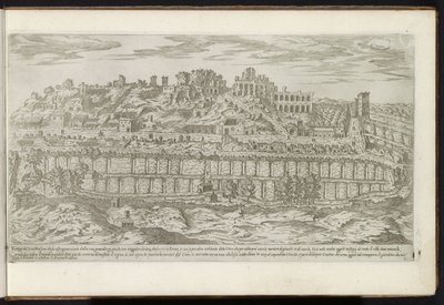Palatin und das Circus Maximus in Rom von Etienne Duperac