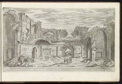 Ruinen der Caracalla-Thermen in Rom von Etienne Duperac
