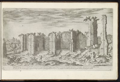 Ruinen der Caracalla-Thermen in Rom von Etienne Duperac