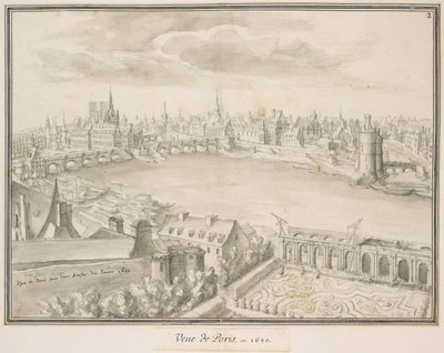 Ansicht von Paris, 1620 von Etienne Martellange