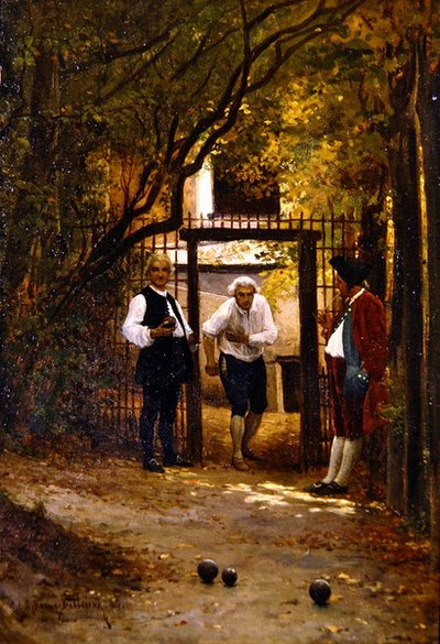 Boules spielen von Etienne Prosper Berne Bellecour