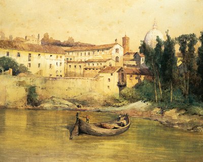 Italien, Rom, altes Santo Spirito Krankenhaus in Sassia von Ettore Roesler Franz