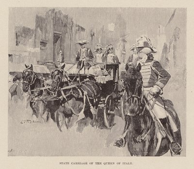 Staatskutsche der Königin von Italien von Ettore Tito