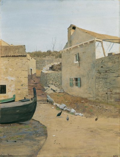 Straße in Rovenska von Eugen Jettel