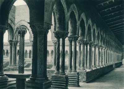 Kreuzgänge des Benediktinerklosters, Monreale, Sizilien, Italien, 1927 von Eugen Poppel