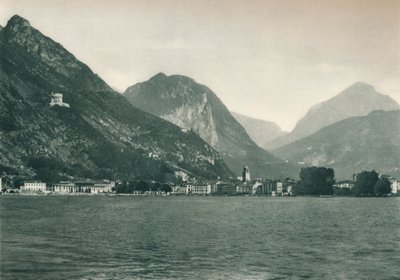 Riva del Garda vom Gardasee, Italien, 1927 von Eugen Poppel