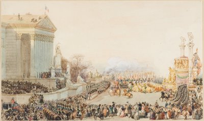 Die Überführung der Asche Napoleons: 15. Dezember von Eugene Louis Lami