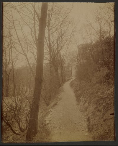Père Lachaise, Chemin des Chèvres von Eugène Atget