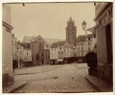 Pontoise, Place du Grand Martroy von Eugène Atget