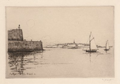 Saint-Malo von Dinard aus gesehen (Saint-Malo vu de Dinard) von Eugene Bejot