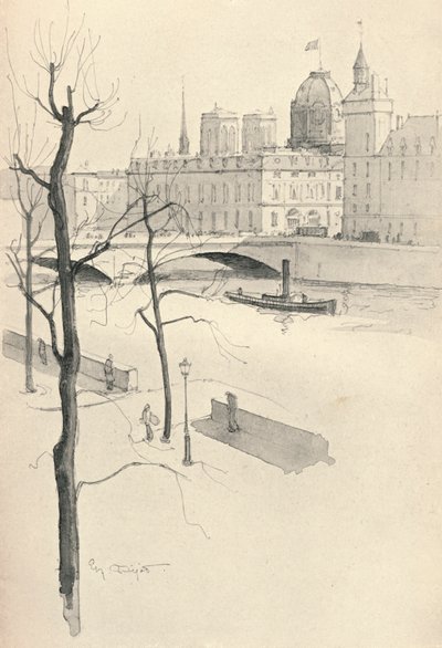 Die Pont au Change, 1915 von Eugene Bejot