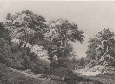 Der Waldrand, nahe Rambouillet von Eugene Bléry