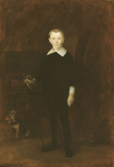 Porträt eines Jungen von Eugène Carrière
