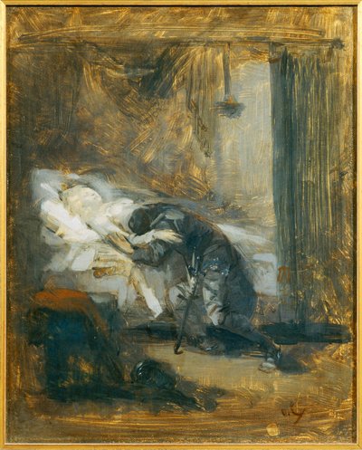 Theaterszene von Eugène Carrière