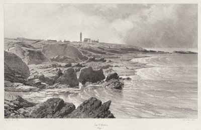 Kap St. Mathieu, 1846 von Eugene Ciceri