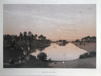 Der Bois de Boulogne aus 