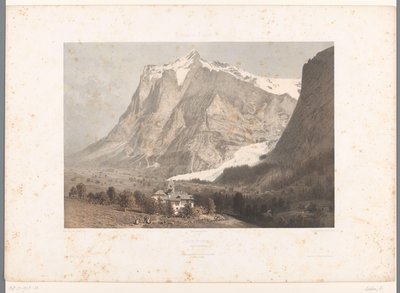 Ansicht von Grindelwald von Eugene Ciceri