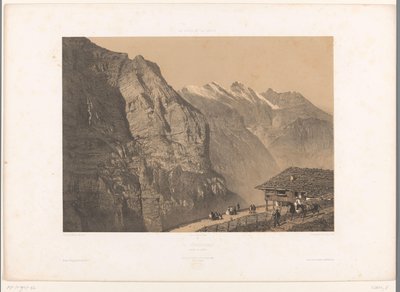 Blick auf die Wengernalp von Eugene Ciceri