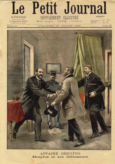Le Petit Journal zur Dreyfus-Affäre, 1899 von Eugene Damblans