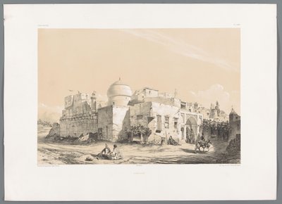 Ansicht von Kangavar von Eugene Flandin