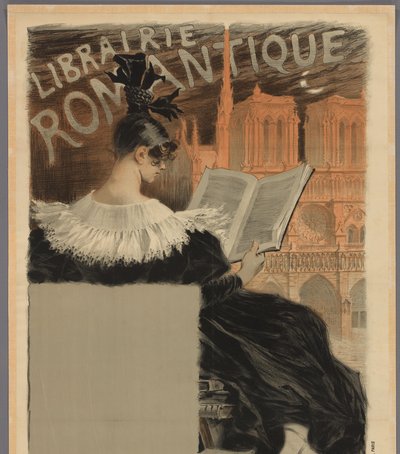 Plakat für die Librairie Romantique von Eugene Grasset