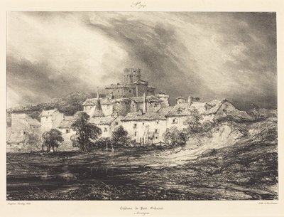 Schloss Pont-Gibaud von Eugene Isabey