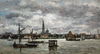 Antwerpen Die Schelde von Eugene Louis Boudin