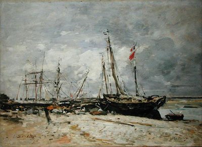 Le Crotay von Eugene Louis Boudin