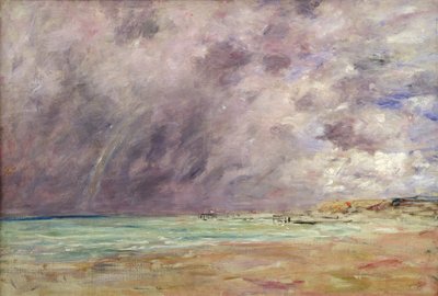Stürmischer Himmel über der Mündung bei Le Havre, ca. 1892-96 von Eugene Louis Boudin
