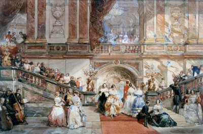 Ball im Hotel de Ville, 1860 von Eugene Louis Lami