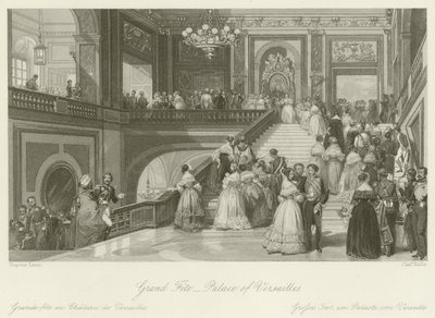 Großes Fest im Schloss von Versailles von Eugene Louis Lami