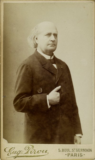 Porträt von Leconte de Lisle 1818-1894, ca. 1870 von Eugene Pirou