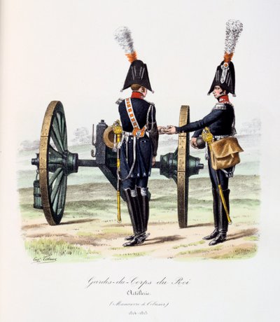 Gardes-du-Corps de Roi, Artillerie, 1814-15 von Eugene Titeux