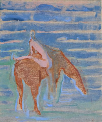 Morgenschwimmen, 2022 von Eugenie Vronskaya