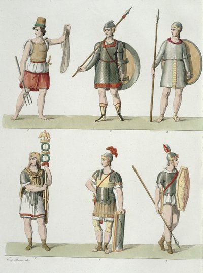 Römische Soldaten (Detail) von Eugenio Bosa