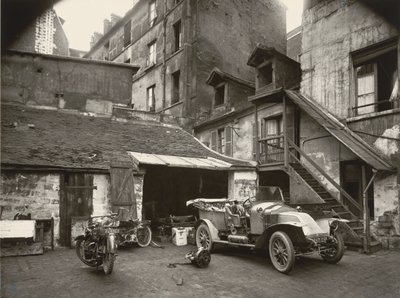 Hof, Rue de Valence von Eugène Atget