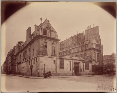 Hôtel du Marquis de Paroy, 83 rue Charlot von Eugène Atget